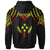 Kosrae Custom Hoodie Polynesian Armor Style Reagge - Polynesian Pride