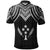 Kosrae Polo Shirt Polynesian Armor Style Black - Polynesian Pride