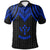 Kosrae Polo Shirt Polynesian Armor Style Blue Unisex Blue - Polynesian Pride