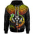 Kosrae Zip up Hoodie Lizard Good Chest Unisex Reggae - Polynesian Pride