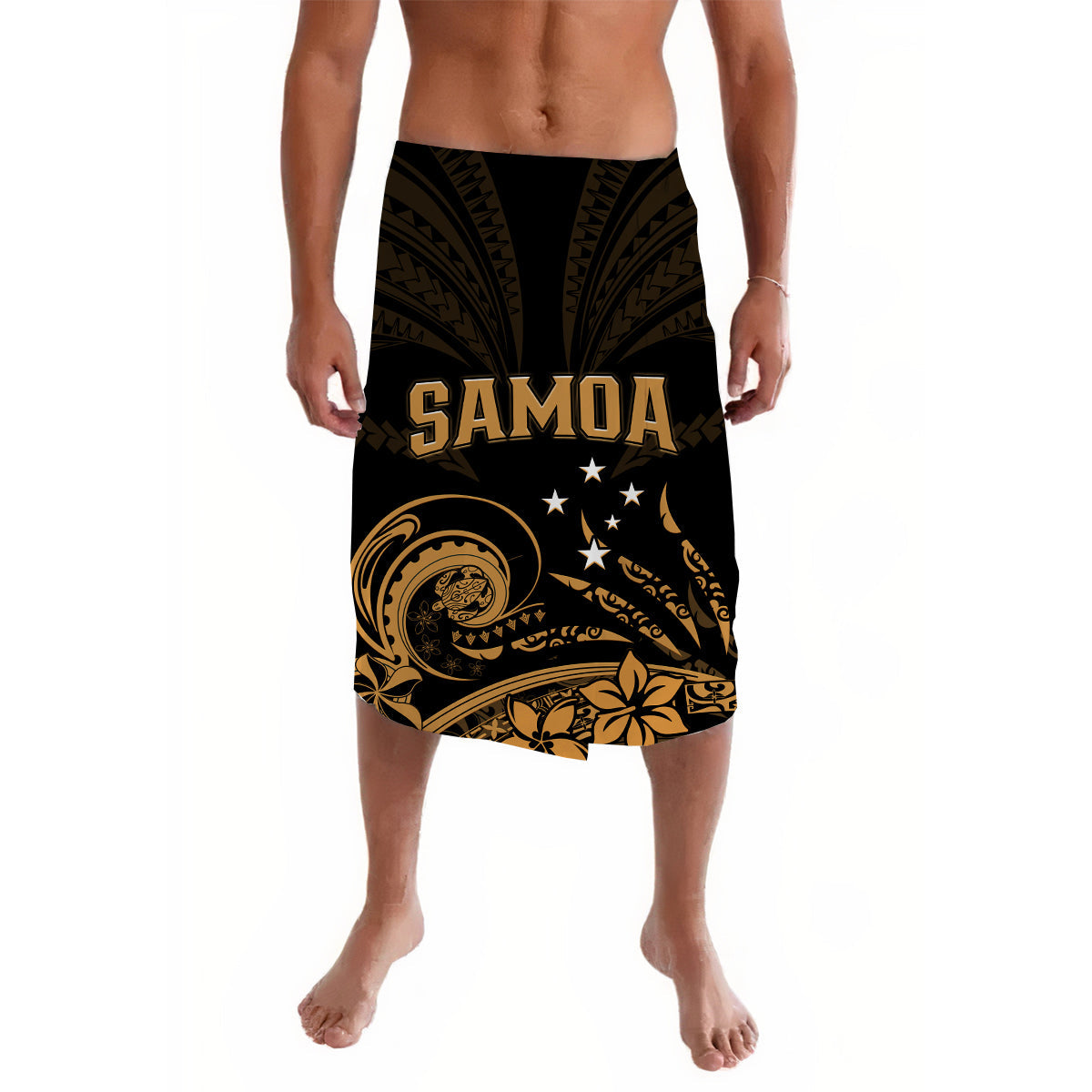 Samoa Tatau Lavalava Gold Polynesian Proud Samoan LT13 Gold - Polynesian Pride