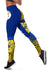 (Custom Personalised) Niue Hiapo Women Leggings Rock of Polynesia Tapa Niuean Crab Happy Day LT13 - Polynesian Pride