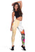 Fiji Tapa Women Legging White Fijian Masi Be Loved Hibiscus Ver.03 LT13 White - Polynesian Pride