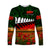 New Zealand Maori ANZAC Long Sleeve Shirt Poppy Vibes - Green LT8 Unisex Green - Polynesian Pride