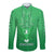 (DJISLORD) Philippines Long Sleeve Button Shirt Sun Filipino Green Barong LT13 Unisex Green - Polynesian Pride