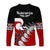 Waitangi Long Sleeve Shirt Aotearoa Maori Pattern Mix Fern and Manaia Koru LT13 - Polynesian Pride