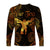 (Custom Personalised) Ophiuchus Zodiac Polynesian Long Sleeve Shirt Unique Style - Gold LT8 - Polynesian Pride