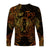 (Custom Personalised) Virgo Zodiac Polynesian Long Sleeve Shirt Unique Style - Gold LT8 - Polynesian Pride