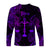 Libra Zodiac Polynesian Long Sleeve Shirt Unique Style - Purple LT8 - Polynesian Pride