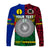 (Custom Personalised) Vanuatu And New Caledonia Kanaky Long Sleeve Shirt Together LT8 - Polynesian Pride