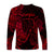 Scorpio Zodiac Polynesian Long Sleeve Shirt Unique Style - Red LT8 - Polynesian Pride