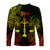 Libra Zodiac Polynesian Long Sleeve Shirt Unique Style - Reggae LT8 - Polynesian Pride