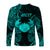 Cancer Zodiac Polynesian Long Sleeve Shirt Unique Style - Turquoise LT8 - Polynesian Pride