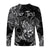 (Custom Personalised) Leo Zodiac Polynesian Long Sleeve Shirt Unique Style - Black LT8 - Polynesian Pride