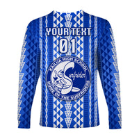 (Custom Personalised) Hawaii Kailua High School Long Sleeve Shirts Surfriders Simple Style LT8 - Polynesian Pride