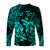 (Custom Personalised) Pisces Zodiac Polynesian Long Sleeve Shirt Unique Style - Turquoise LT8 - Polynesian Pride