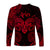 Aries Zodiac Polynesian Long Sleeve Shirt Unique Style - Red LT8 - Polynesian Pride