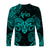 Aries Zodiac Polynesian Long Sleeve Shirt Unique Style - Turquoise LT8 - Polynesian Pride