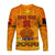 (Custom Personalised) Papua New Guinea Kumuls Long Sleeve Shirt Simple Style - Yellow Vibes LT8 - Polynesian Pride