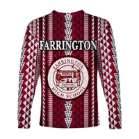 Hawaii Farrington High School Long Sleeve Shirts Simple Style LT8 - Polynesian Pride