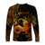 Capricorn Zodiac Polynesian Long Sleeve Shirt Unique Style - Gold LT8 - Polynesian Pride