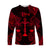 (Custom Personalised) Libra Zodiac Polynesian Long Sleeve Shirt Unique Style - Red LT8 Unisex Red - Polynesian Pride