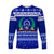 (Custom Personalised) Tupou Tertiary Institute Christmas Long Sleeve Shirt Simple Style LT8 Unisex Blue - Polynesian Pride