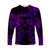 Gemini Zodiac Polynesian Long Sleeve Shirt Unique Style - Purple LT8 Unisex Purple - Polynesian Pride