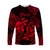 Pisces Zodiac Polynesian Long Sleeve Shirt Unique Style - Red LT8 Unisex Red - Polynesian Pride