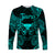 Taurus Zodiac Polynesian Long Sleeve Shirt Unique Style - Turquoise LT8 Unisex Turquoise - Polynesian Pride