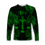 Libra Zodiac Polynesian Long Sleeve Shirt Unique Style - Green LT8 Unisex Green - Polynesian Pride