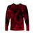 Hawaii Fish Hook Polynesian Long Sleeve Shirt Unique Style - Red LT8 - Polynesian Pride