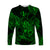 Leo Zodiac Polynesian Long Sleeve Shirt Unique Style - Green LT8 Unisex Green - Polynesian Pride