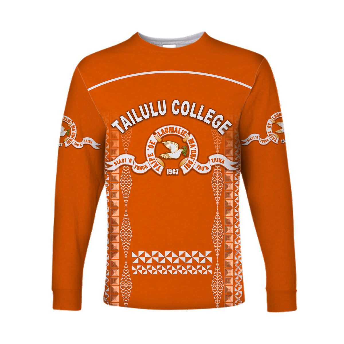 Tonga Tailulu College Long Sleeve Shirts Unique Style LT8 - Polynesian Pride