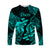 (Custom Personalised) Pisces Zodiac Polynesian Long Sleeve Shirt Unique Style - Turquoise LT8 Unisex Turquoise - Polynesian Pride