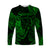 Scorpio Zodiac Polynesian Long Sleeve Shirt Unique Style - Green LT8 Unisex Green - Polynesian Pride