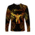 Ophiuchus Zodiac Polynesian Long Sleeve Shirt Unique Style - Gold LT8 Unisex Gold - Polynesian Pride