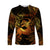 Sagittarius Zodiac Polynesian Long Sleeve Shirt Unique Style - Gold LT8 Unisex Gold - Polynesian Pride