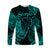 (Custom Personalised) Scorpio Zodiac Polynesian Long Sleeve Shirt Unique Style - Turquoise LT8 Unisex Turquoise - Polynesian Pride