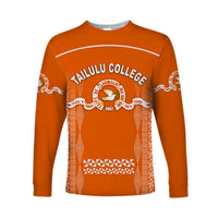 (Custom Personalised) Tonga Tailulu College Long Sleeve Shirts Unique Style LT8 - Polynesian Pride