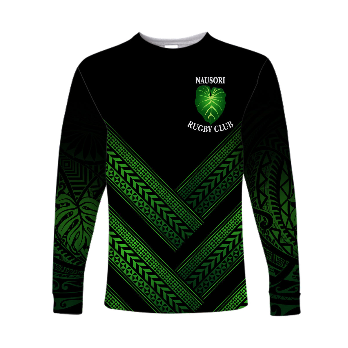 (Custom Personalised) Fiji Nausori Rugby Long Sleeve Shirts Creative Style, Custom Text And Number LT8 - Polynesian Pride