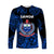 Samoa Manu Long Sleeve Shirt Rugby Unique Style - Black LT8 Unisex Blue - Polynesian Pride