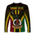 (Custom Text and Number) Vanuatu Indigenous Long Sleeve Shirt Proud To Be Ni - Vanuatu Polynesian Pattern LT13 - Polynesian Pride