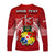 (Custom Text and Number) Tonga Rugby MMT Long Sleeve Shirt Ngatu Mate Maa Tonga Special LT13 - Polynesian Pride