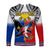 Philippines Long Sleeve Shirt Polynesian Filipino Pattern With Eagle LT14 - Polynesian Pride