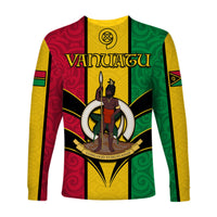 (Custom Personalised) Vanuatu Long Sleeve Shirt Pig Tusk Polynesian LT13 - Polynesian Pride