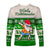 Hawaii Mele Kalikimaka Long Sleeve Shirt Dabbing Santa Green Merry Christmas LT14 - Polynesian Pride