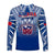 Samoa Rugby Long Sleeve Shirt Toa Samoa Polynesian Pacific Navy Version LT14 - Polynesian Pride