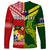 (Custom Personalised) Tonga And Australia Rugby Long Sleeve Shirt Mate Maa Tonga Mix Kangaroos LT14 - Polynesian Pride