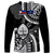 Guam and Philippines Long Sleeve Shirt Guaman Filipinas Together Black LT14 - Polynesian Pride